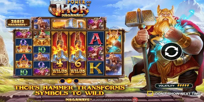 Slot Power of Thor Megaways Petir Nordik Bawa Kemenangan Cepat
